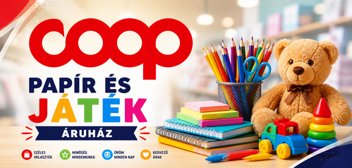 Coop Papír és Játék Áruház